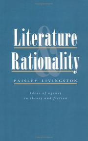 Cover of Literature and rationality by Paisley Livingston
