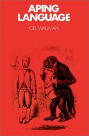Cover of Aping language by Joel Wallman
