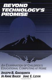 Front cover of Beyond technology's promise by Joseph B. Giacquinta