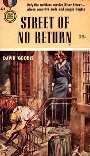 Front cover of Street of No Return by David Goodis