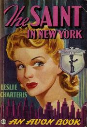 Front cover of The Saint in New York by Leslie Charteris
