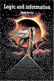Cover of Logic and information by Keith J. Devlin