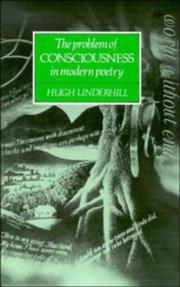 Front cover of The problem of consciousness in modern poetry by Hugh Underhill
