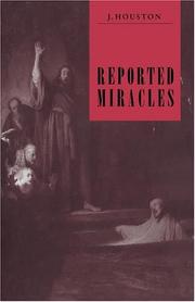 Cover of Reported miracles by J. Houston