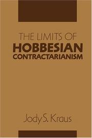 Front cover of The limits of Hobbesian contractarianism by Jody S. Kraus