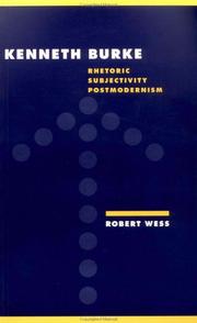 Cover of Kenneth Burke by Robert Wess
