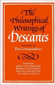 Front cover of The philosophical writings of Descartes by René Descartes