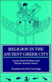 Front cover of Religion in the ancient Greek city by Louise Bruit Zaidman