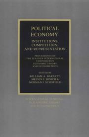 Front cover of Political economy by International Symposium in Economic Theory and Econometrics (7th 1991 Washington University)