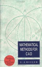 Cover of Mathematical methods for CAD by J. J. Risler