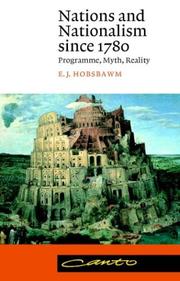 Front cover of Nations and nationalism since 1780 by Eric Hobsbawm