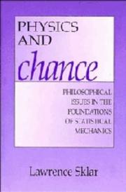 Cover of Physics and chance by Lawrence Sklar