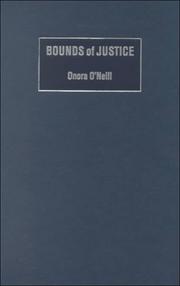 Front cover of Bounds of Justice by Onora O'Neill