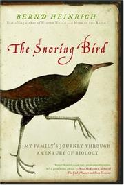 Cover of The Snoring Bird by Bernd Heinrich