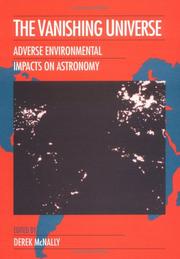 Cover of The vanishing universe by Derek McNally