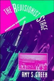 Front cover of The Revisionist Stage by Amy S. Green