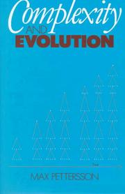 Cover of Complexity and evolution by Max Pettersson