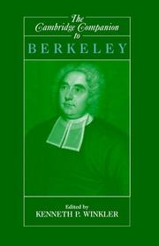 Front cover of The Cambridge companion to Berkeley by Kenneth Winkler