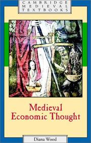 Front cover of Medieval Economic Thought by Diana Wood