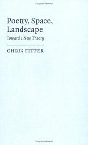 Front cover of Poetry, space, landscape by Chris Fitter