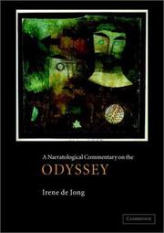 Front cover of A narratological commentary on the Odyssey by Irene J. F. de Jong