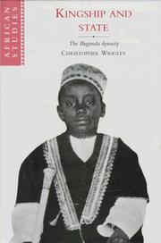 Cover of Kingship and State by Christopher Wrigley