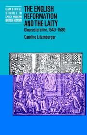 Front cover of The English Reformation and the laity by C. J. Litzenberger