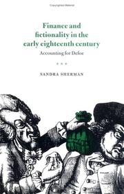 Front cover of Finance and fictionality in the early eighteenth century by Sandra Sherman