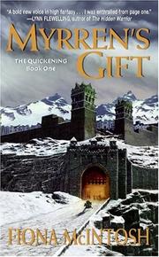 Front cover of Myrren's Gift by Fiona Mcintosh