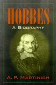 Cover of Hobbes by A. P. Martinich
