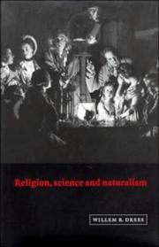 Front cover of Religion, Science and Naturalism by Willem B. Drees