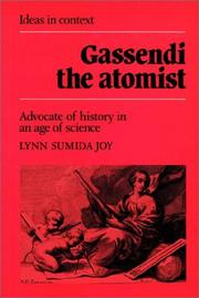 Cover of Gassendi the Atomist by Lynn Sumida Joy