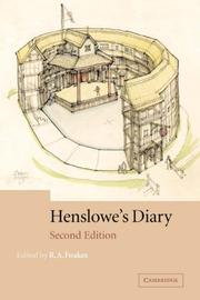 Cover of Diary by Philip Henslowe