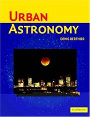 Cover of Urban Astronomy by Denis Berthier