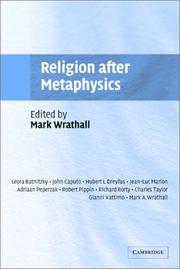 Cover of Religion after Metaphysics by Mark A. Wrathall