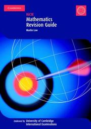 Cover of Mathematics Revision Guide by Martin Law