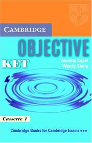 Front cover of Objective KET Set of 2 Cassettes by Annette Capel
