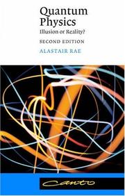 Front cover of Quantum physics, illusion or reality? by Alastair I. M. Rae