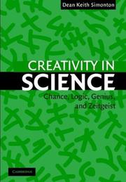 Cover of Creativity in Science by Dean Keith Simonton