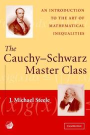 Cover of The Cauchy-Schwarz Master Class by J. Michael Steele
