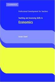 Front cover of Teaching and Assessing Skills in Economics (Cambridge International Examinations) by Susan Grant