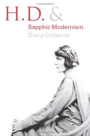 Front cover of H.D. and Sapphic modernism, 1910-1950 by Diana Collecott