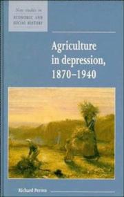 Cover of Agriculture in depression, 1870-1940 by Richard Perren