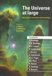 Front cover of The universe at large by F. Sánchez