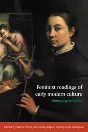 Cover of Feminist readings of early modern culture by Valerie Traub
