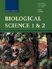 Front cover of Biological Science 1 and 2 (Advanced Biology) by D. J. Taylor