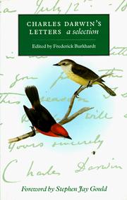 Front cover of Charles Darwin's letters by Charles Darwin