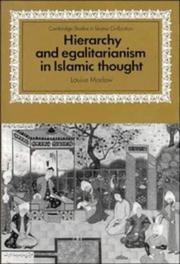Cover of Hierarchy and egalitarianism in Islamic thought by Louise Marlow