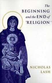 Front cover of The beginning and the end of 'religion' by Nicholas Lash