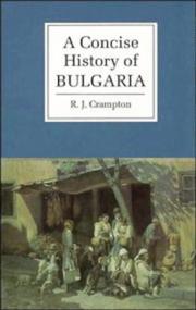 Front cover of A concise history of Bulgaria by R. J. Crampton